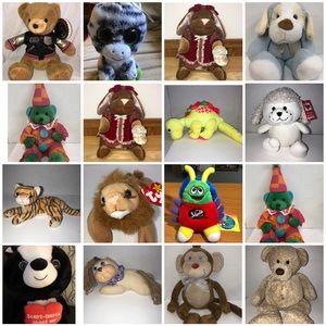 Plush animals stuffed animals vintage and contemporary available